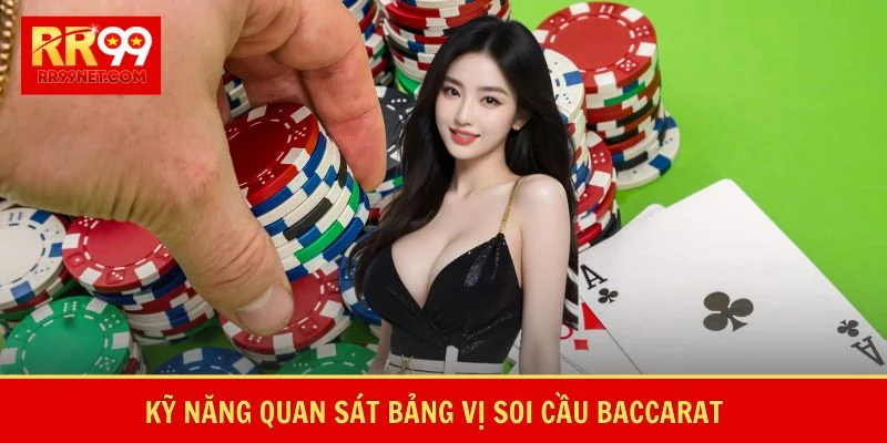 Kỹ năng quan sát bảng vị soi cầu baccarat