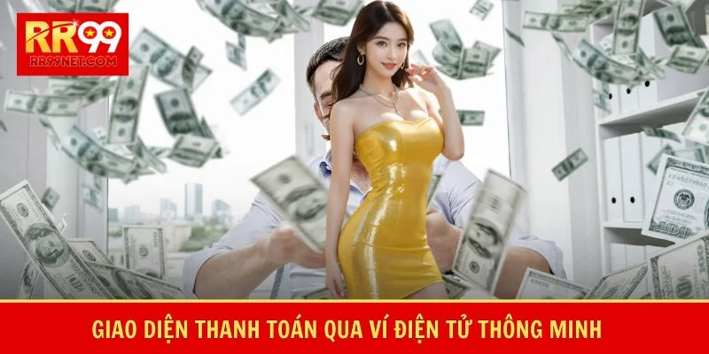 Giao diện thanh toán qua ví điện tử thông minh
